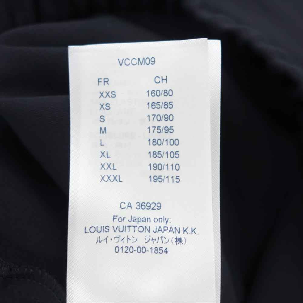 LOUIS VUITTON ルイ・ヴィトン 20AW HJY14W 国内正規品 NIGO スクエアード LV ジップ フード ブルゾン ブラック系 XL【極上美品】【中古】