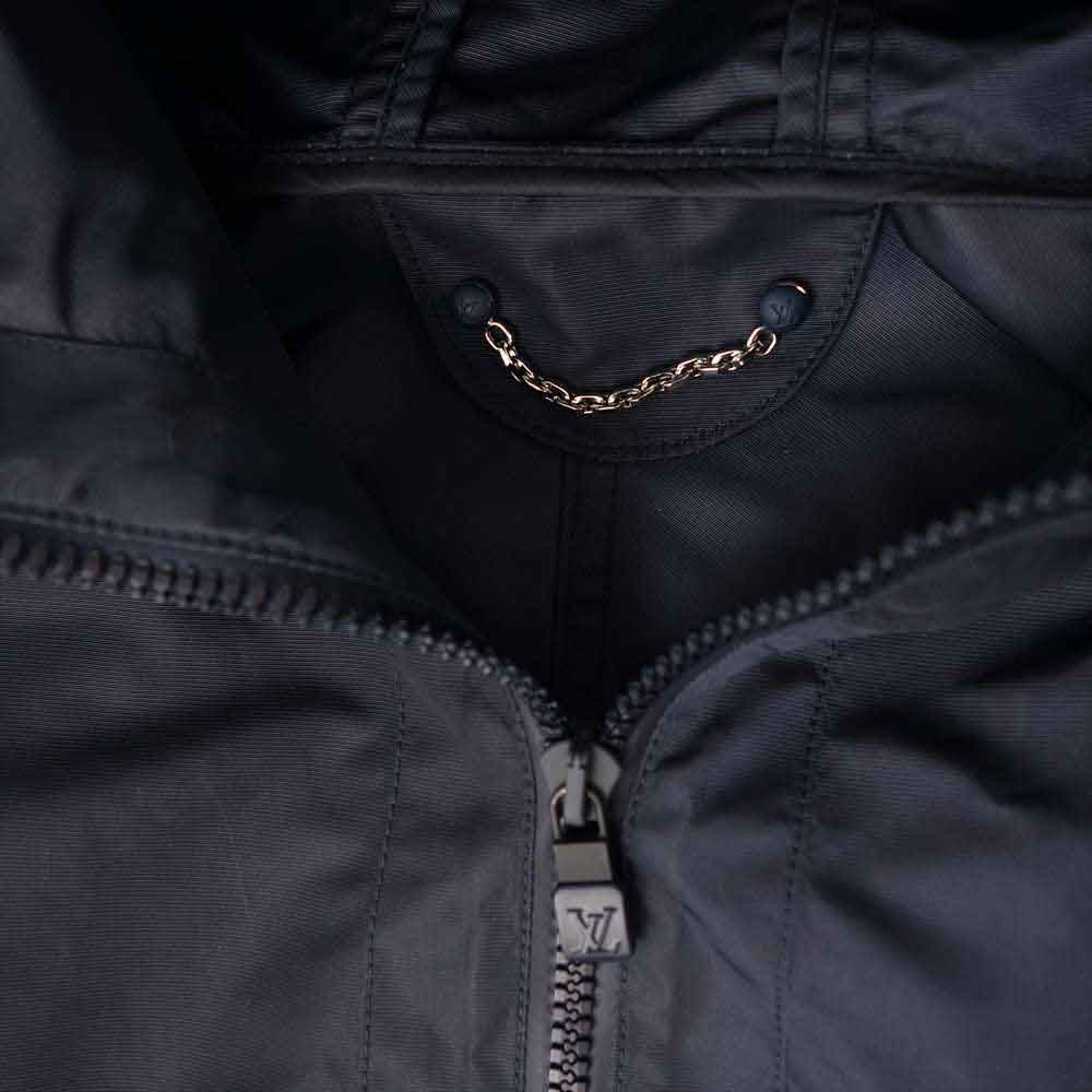 LOUIS VUITTON ルイ・ヴィトン 18AW HFC16W 国内正規品 ライトウェイトコート モノグラム コート ネイビー系 48【中古】