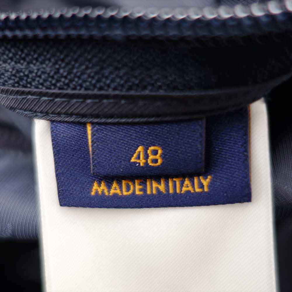 LOUIS VUITTON ルイ・ヴィトン 18AW HFC16W 国内正規品 ライトウェイトコート モノグラム コート ネイビー系 48【中古】