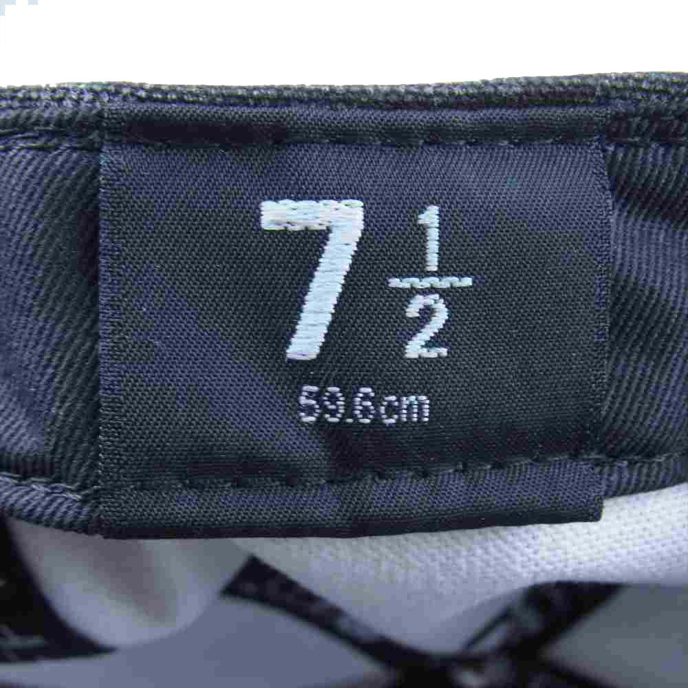 NEW ERA ニューエラ ウォッシュド加工 デニム ヤンキース キャップ ブラック系 7 1/2(59.6cm)【中古】