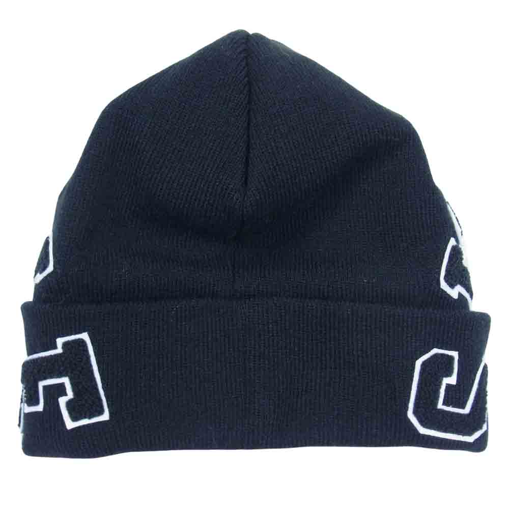 Supreme シュプリーム 20AW New Era Big Arc Beanie ニューエラ ビッグ アーチ ロゴ ビーニー ニット帽  ブラック系【中古】