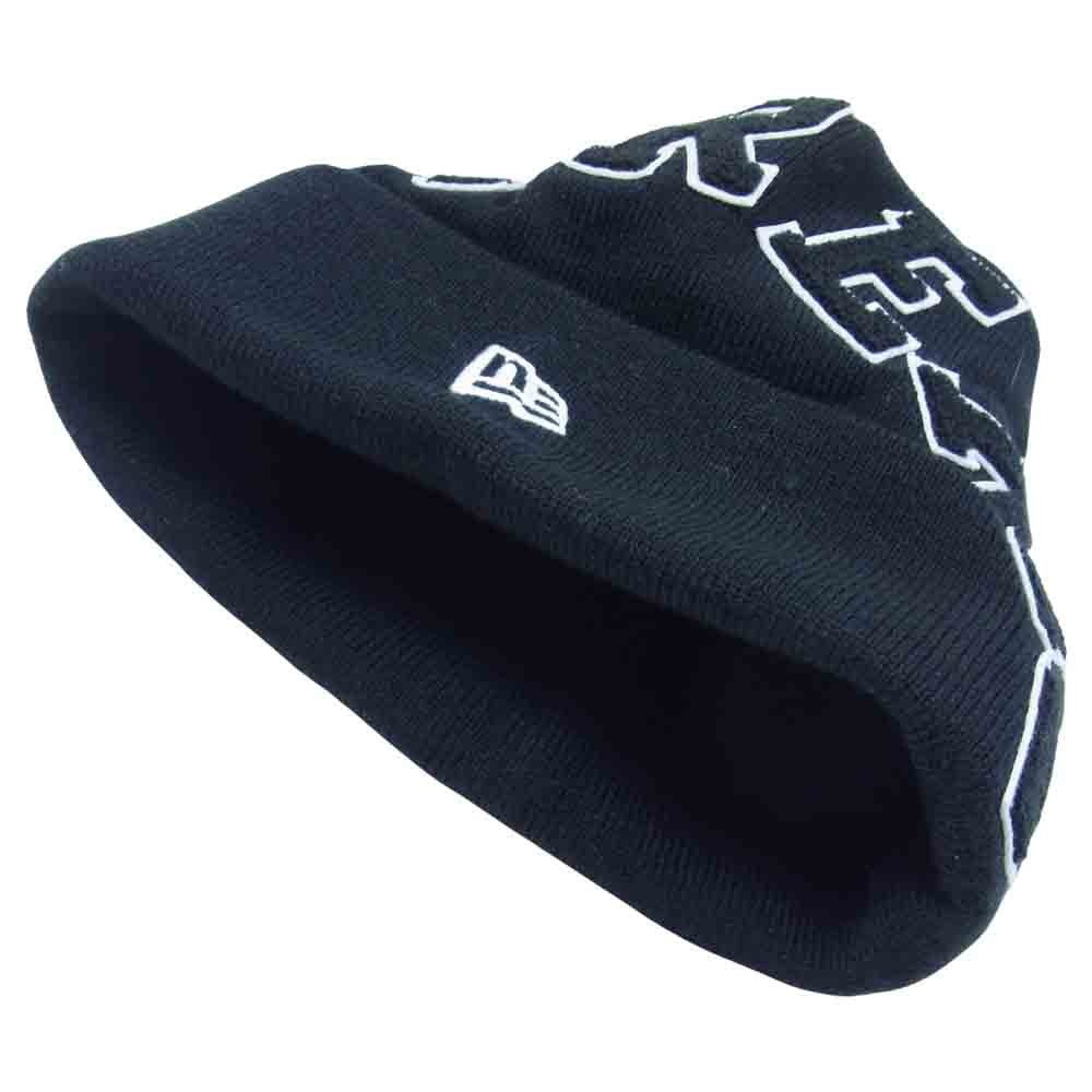 Supreme シュプリーム 20AW New Era Big Arc Beanie ニューエラ ビッグ アーチ ロゴ ビーニー ニット帽  ブラック系【中古】