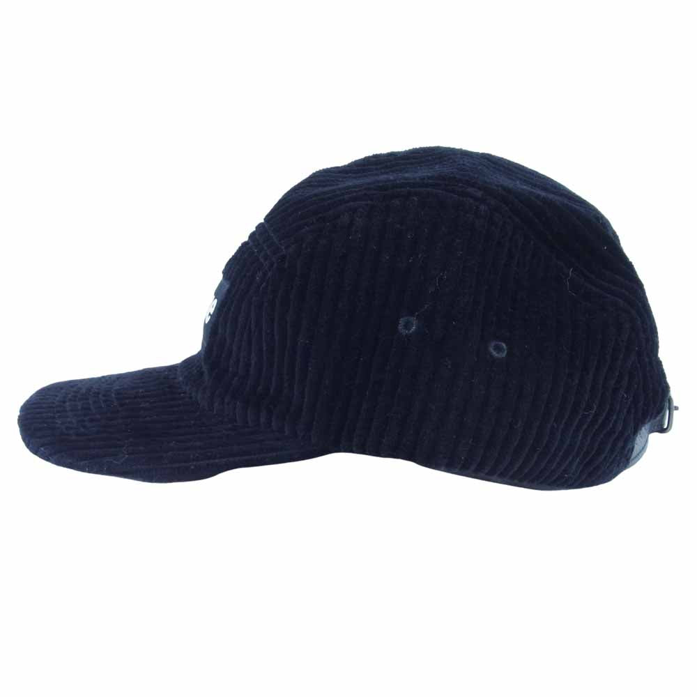 Supreme シュプリーム 20SS Wide Wale Corduroy Camp Cap ワールド ワイド コーデュロイ キャンプ キャップ ブラック系【中古】