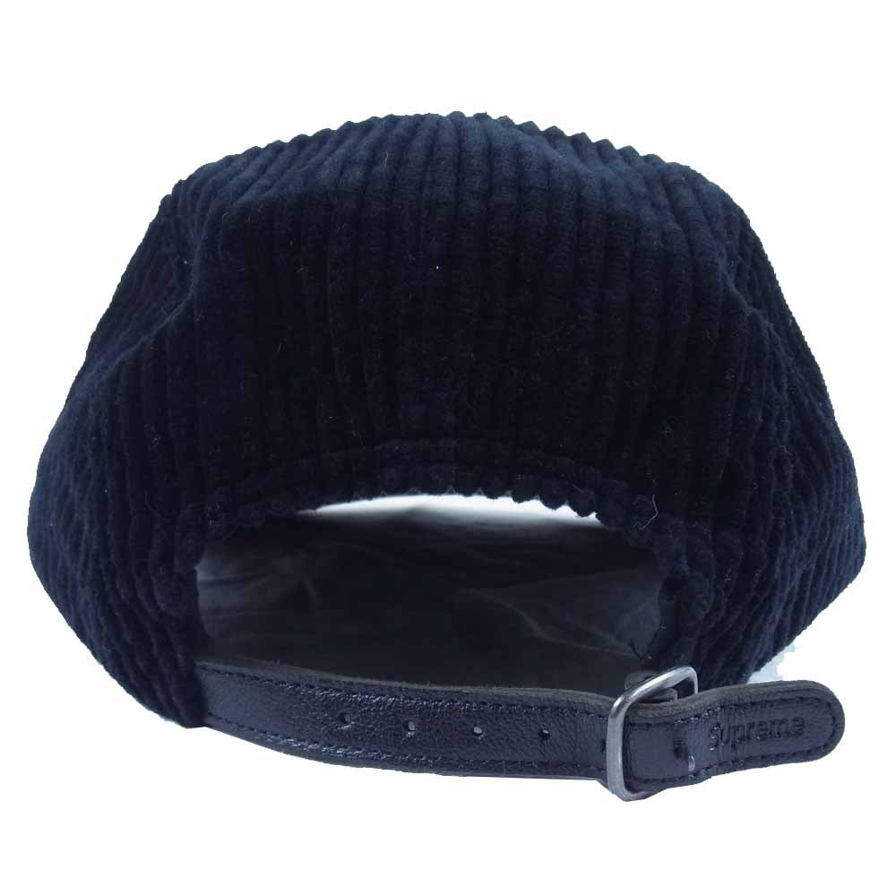 Supreme シュプリーム 20SS Wide Wale Corduroy Camp Cap ワールド ワイド コーデュロイ キャンプ キャップ ブラック系【中古】