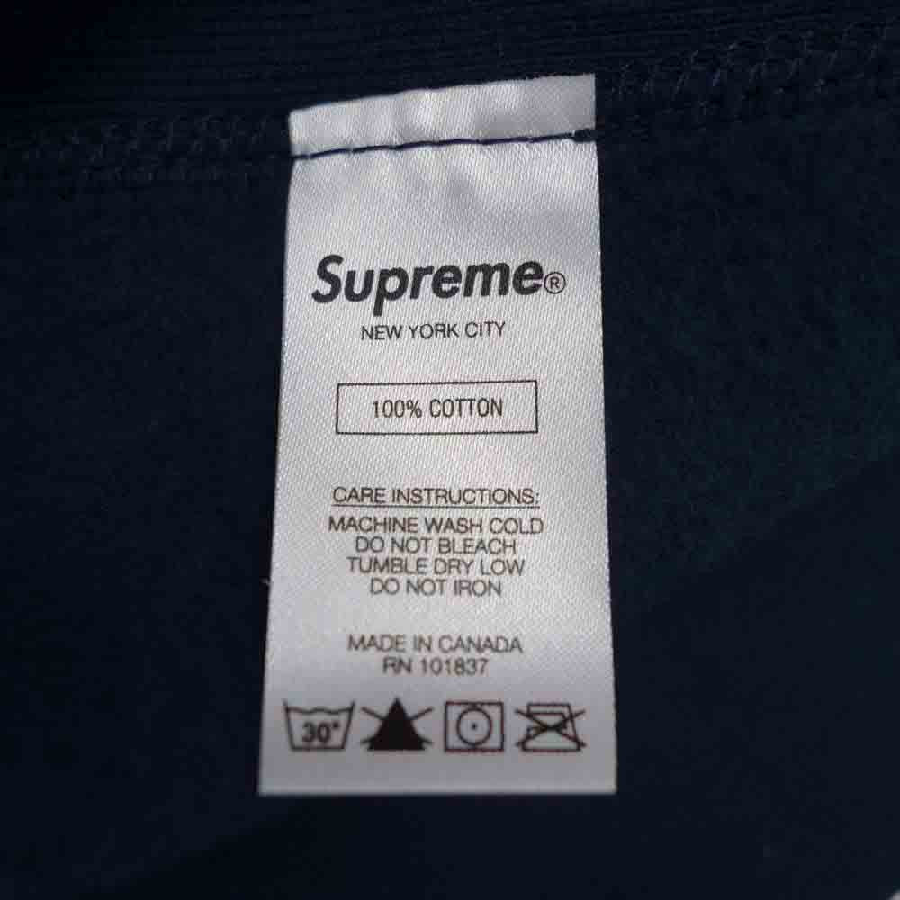 Supreme シュプリーム 21SS World Is Yours Hooded Sweatshirt ワールド イズ ユアーズ フーデッド スウェット パーカー ネイビー系 S【中古】