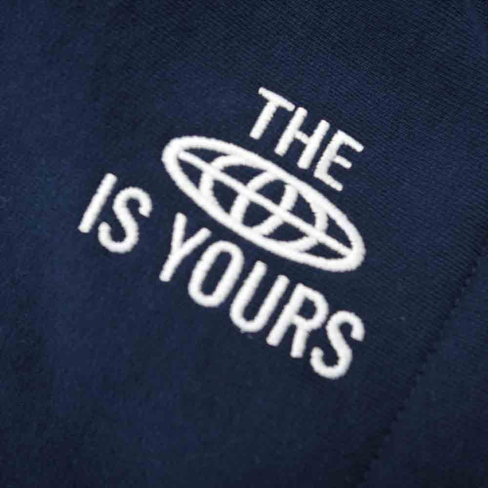 Supreme シュプリーム 21SS World Is Yours Hooded Sweatshirt ワールド イズ ユアーズ フーデッド スウェット パーカー ネイビー系 S【中古】
