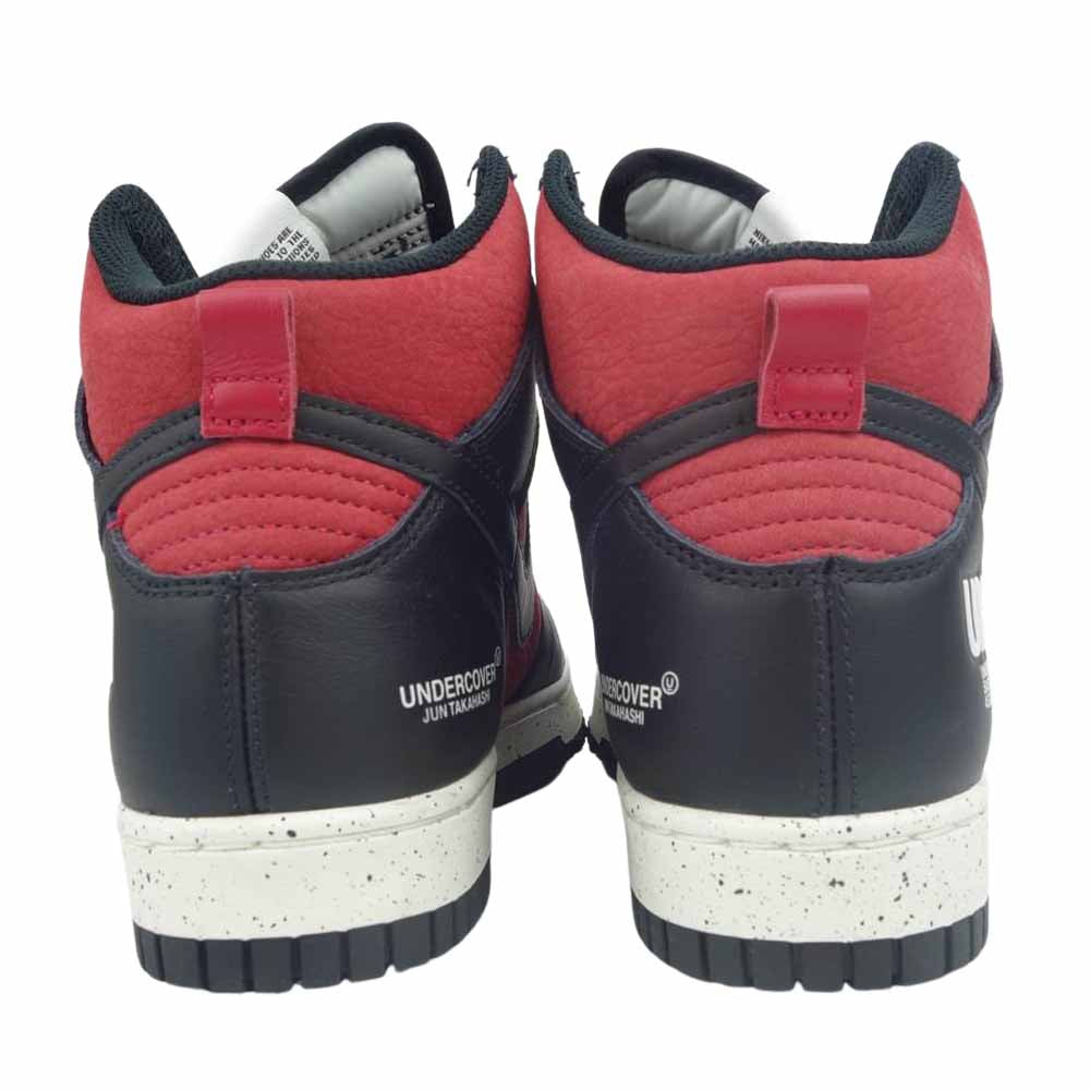 NIKE ナイキ DD9401-600 × Undercover アンダーカバー Dunk High 1985 ダンク ハイ ブラック系 レッド系 25.5【新古品】【未使用】【中古】