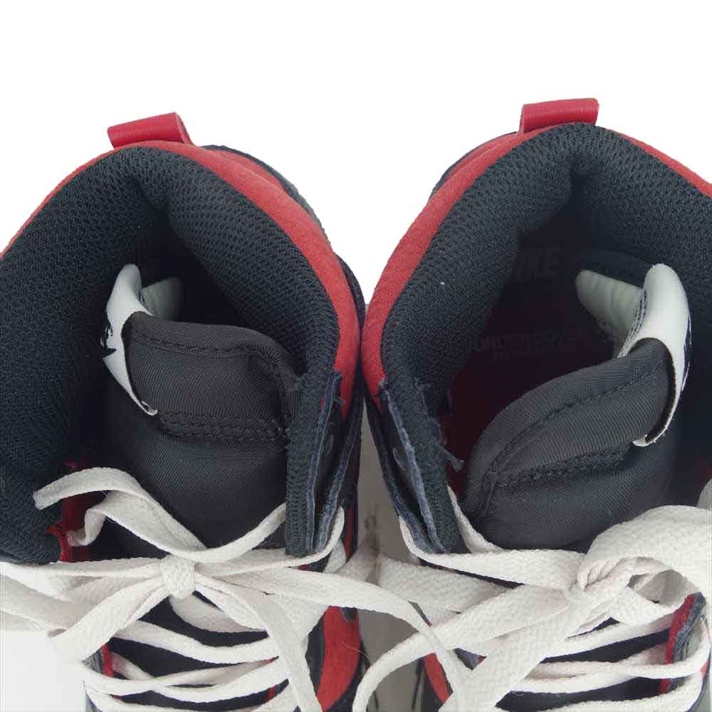NIKE ナイキ DD9401-600 × Undercover アンダーカバー Dunk High 1985 ダンク ハイ ブラック系 レッド系 25.5【新古品】【未使用】【中古】