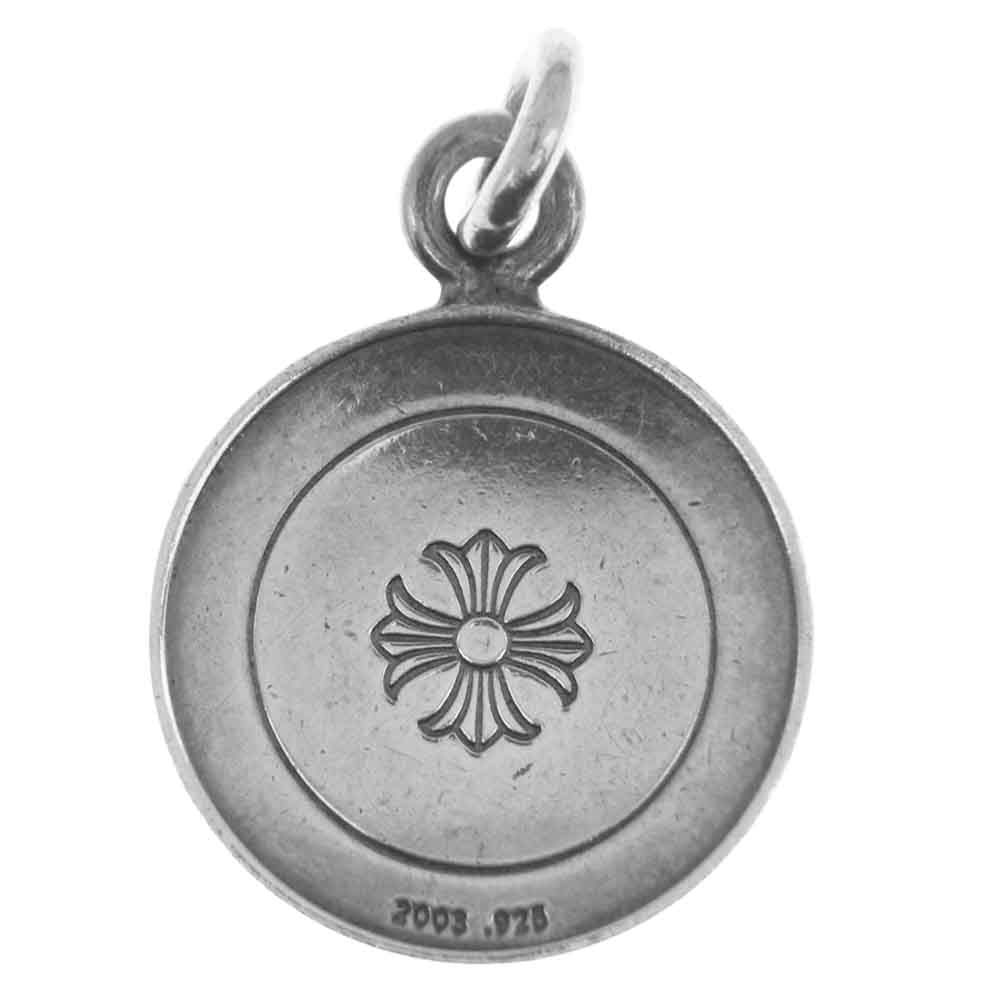 CHROME HEARTS クロムハーツ（原本無） エンジェル メダル ペンダントトップ シルバー系【中古】