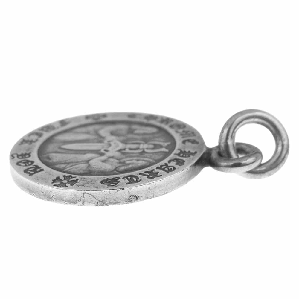 CHROME HEARTS クロムハーツ（原本無） エンジェル メダル ペンダントトップ シルバー系【中古】