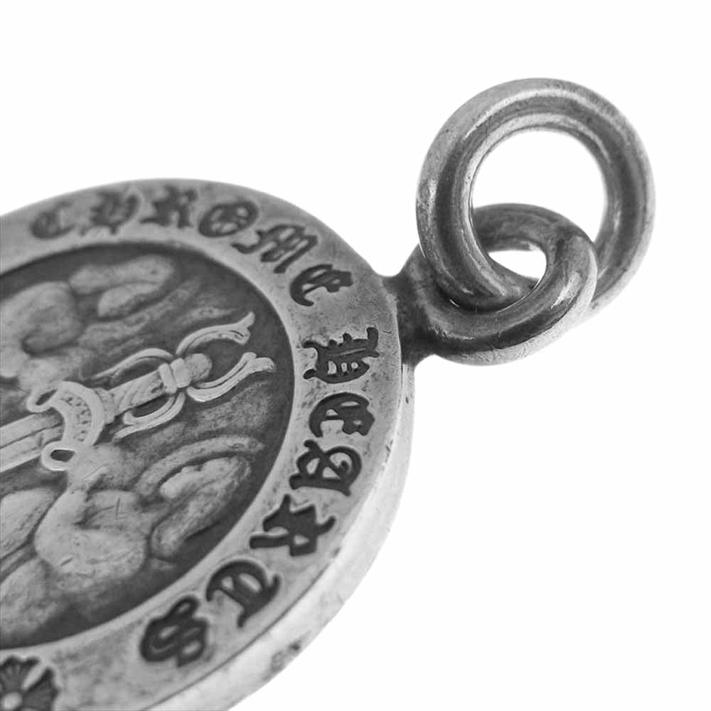 CHROME HEARTS クロムハーツ（原本無） エンジェル メダル ペンダントトップ シルバー系【中古】