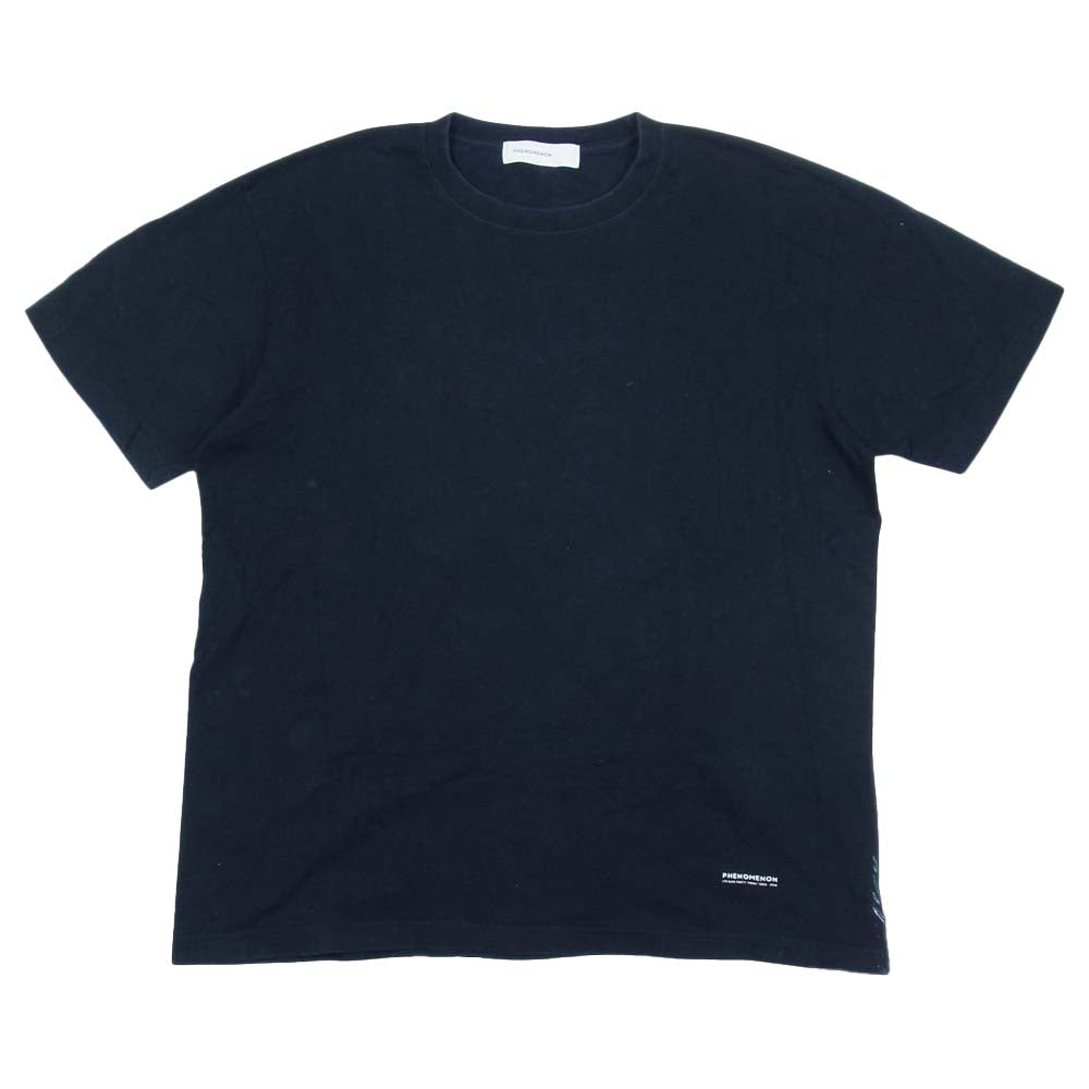 PHENOMENON フェノメノン 転写 バックプリント 半袖 Tシャツ ハーフスリーブ ブラック系 40【中古】