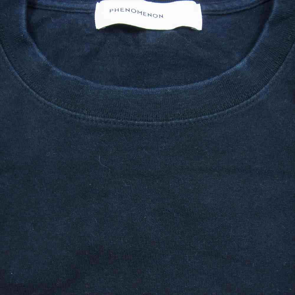 PHENOMENON フェノメノン 転写 バックプリント 半袖 Tシャツ ハーフスリーブ ブラック系 40【中古】