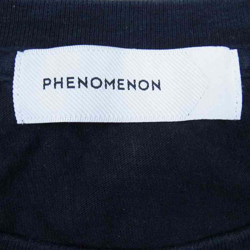 PHENOMENON フェノメノン 転写 バックプリント 半袖 Tシャツ ハーフスリーブ ブラック系 40【中古】