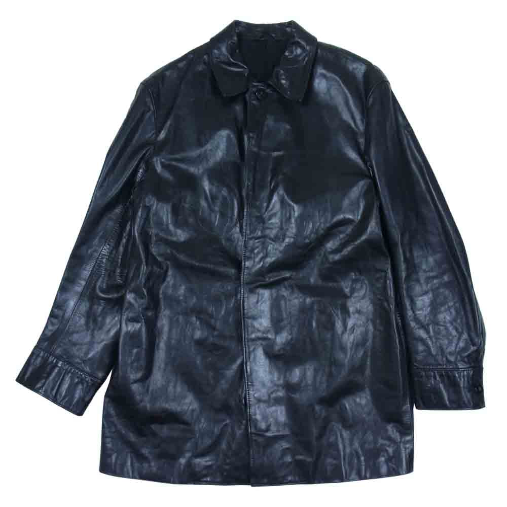 バーニーズニューヨーク SATOSHI TANAKA STL100 レザーコート ブラック系 M【中古】