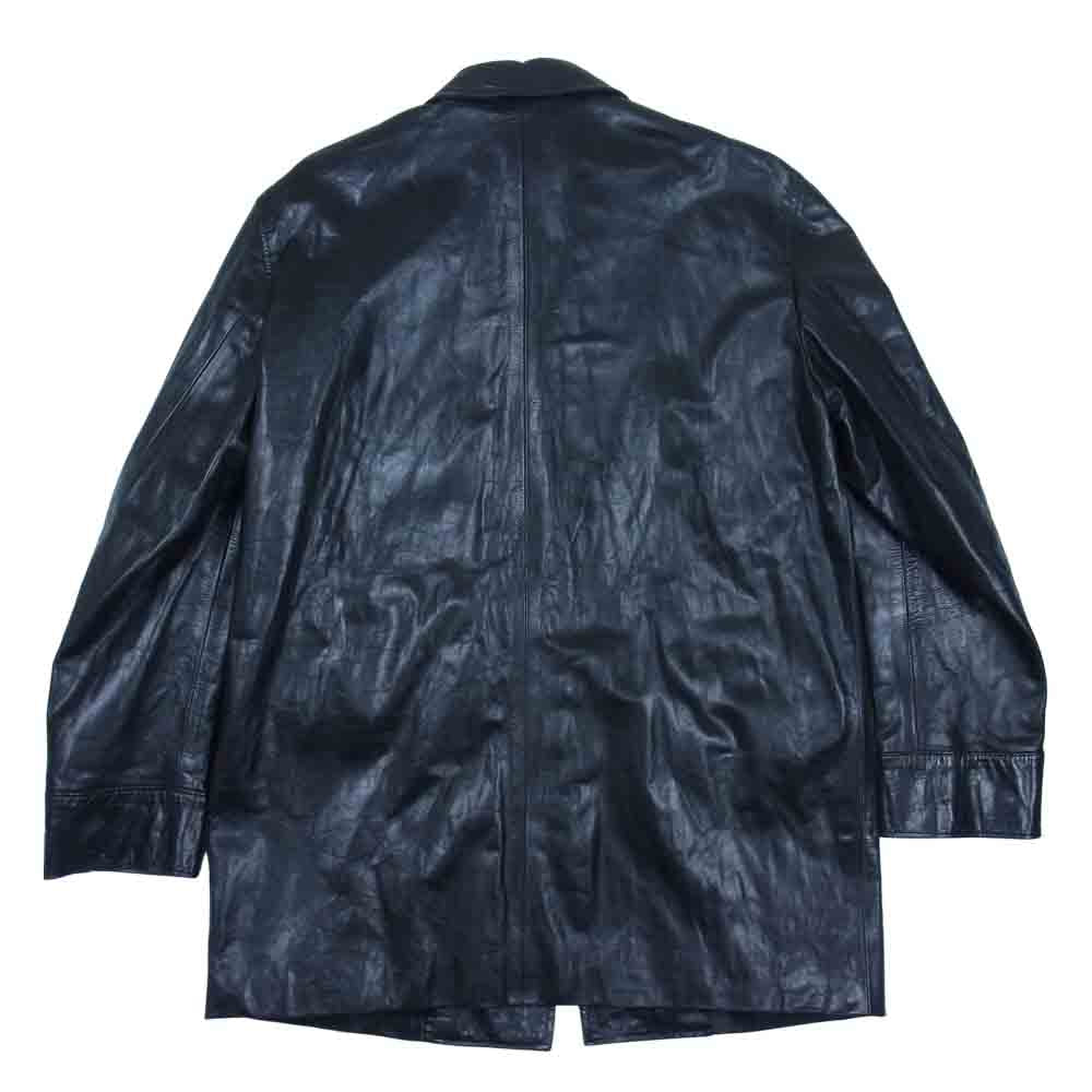 バーニーズニューヨーク SATOSHI TANAKA STL100 レザーコート ブラック系 M【中古】