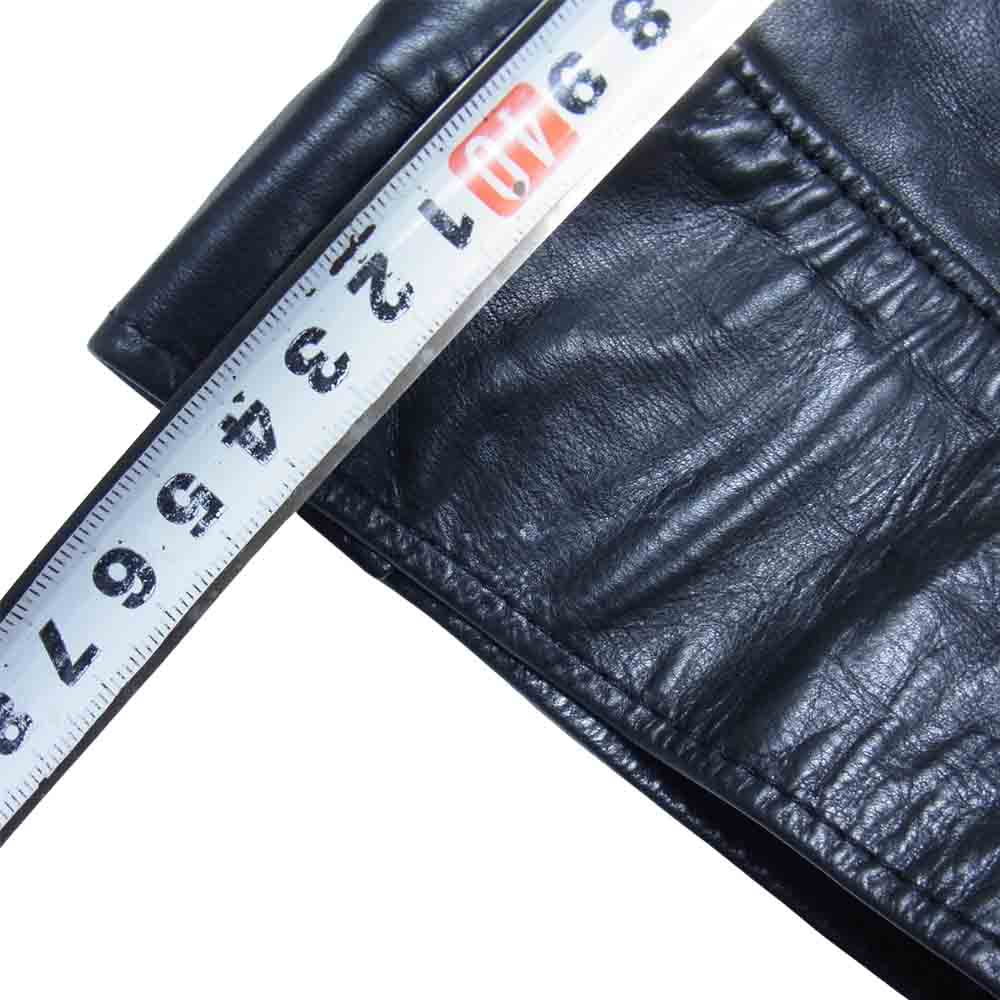 バーニーズニューヨーク SATOSHI TANAKA STL100 レザーコート ブラック系 M【中古】
