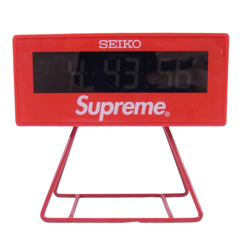 Supreme シュプリーム 21SS × SEIKO セイコー Marathon Clock マラソン クロック レッド系【美品】【中古】