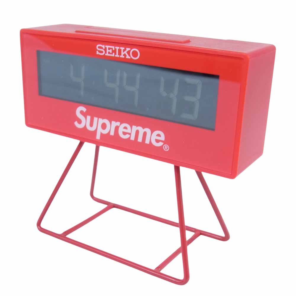 Supreme シュプリーム 21SS × SEIKO セイコー Marathon Clock マラソン クロック レッド系【美品】【中古】