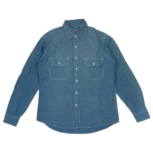 CAMCO カムコ シャンブレー シャツ インディゴブルー系 S【中古】