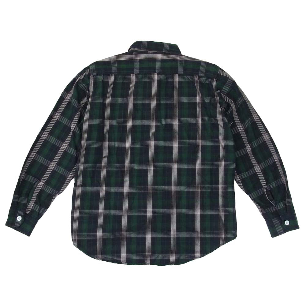 THE NORTH FACE ノースフェイス NT3900N PURPLELABEL パープルレーベル TWILL CHECK FIELD SHIRT ツイル チェック フィールド シャツ グリーン系 S【中古】