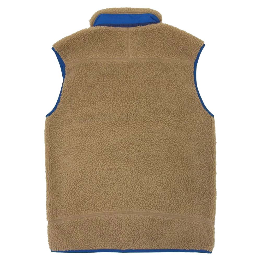 patagonia パタゴニア 17AW 23048 CLASSIC RETRO-X VEST クラシック レトロ X ボア フリース ベスト ベージュ系 S【中古】