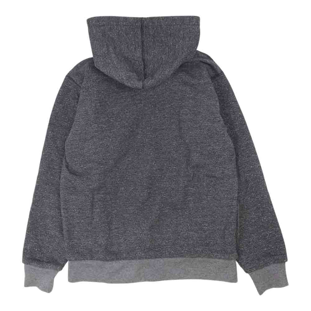 Supreme シュプリーム 10AW Arc Logo Thermal Zip Up Hoodie アーチ ロゴ サーマル ジップアップ フーディー パーカー グレー系 L【中古】