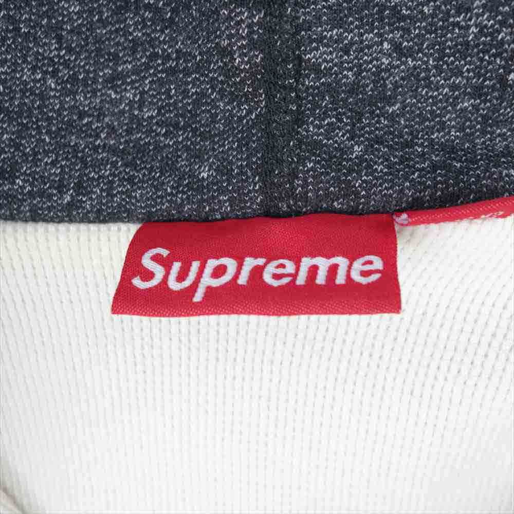 Supreme シュプリーム 10AW Arc Logo Thermal Zip Up Hoodie アーチ ロゴ サーマル ジップアップ フーディー パーカー グレー系 L【中古】