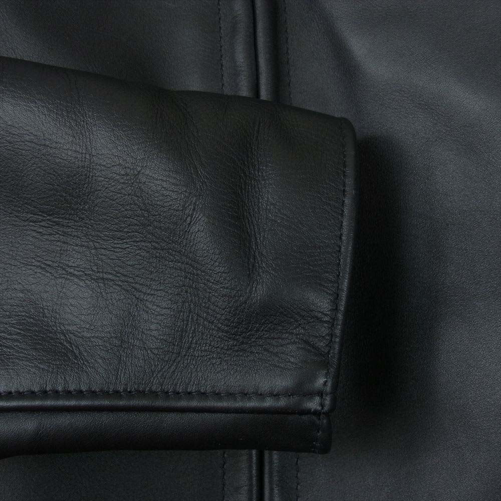 schott ショット 643 ライナー付き シングル ライダース ブラック系 40【中古】