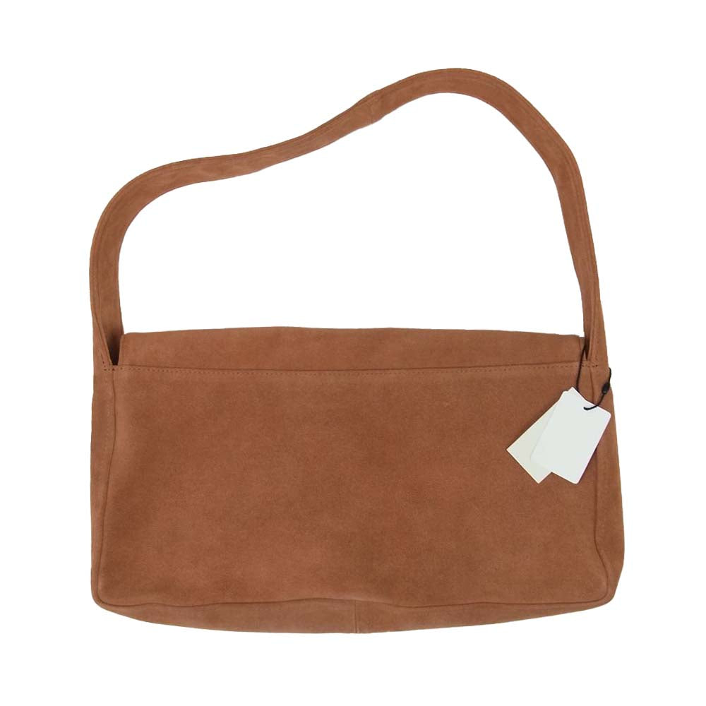 フォーティーナインアヴェニュー ジュンコ シマダ SUEDE SHOULDER BACK スエード レザー ショルダー バック オレンジ系【極上美品】【中古】