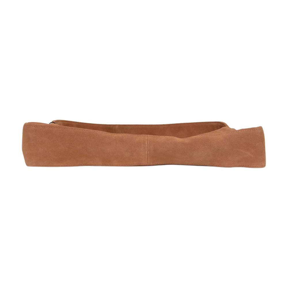 フォーティーナインアヴェニュー ジュンコ シマダ SUEDE SHOULDER BACK スエード レザー ショルダー バック オレンジ系【極上美品】【中古】
