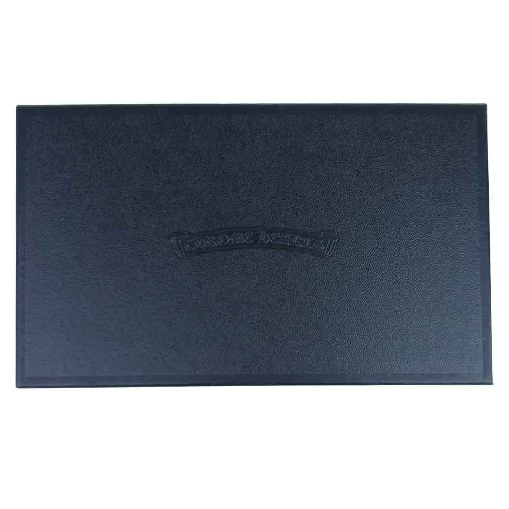 CHROME HEARTS クロムハーツ（原本無） WAVE WALLET  ウェーブウォレット 長財布 ブラック系【中古】