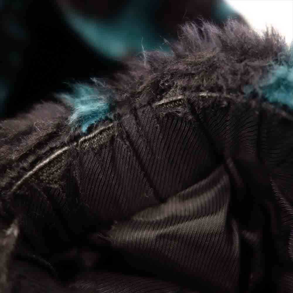 Supreme シュプリーム 18SS Faux Fur Repeater Bomber Jacket Dark Teal フェイクファー リピーター ボンバー ジャケット ブルーグリーン L【中古】