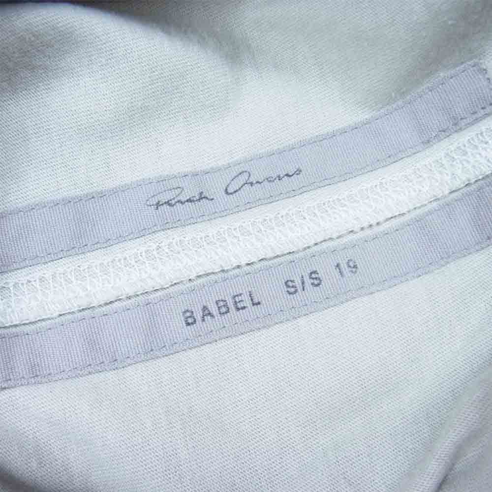Rick Owens リックオウエンス 19SS RP19S6235-JAED1 Micro Shoulder Studs t-shirt ショルダースタッズ 半袖Tシャツ グレー系 2【中古】