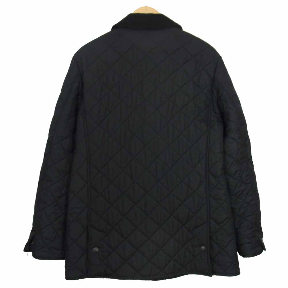 Barbour バブアー MQU0068BK11 BARDON QUILT JACKET 襟コーデュロイ キルティング ジャケット ブラック系 S【中古】