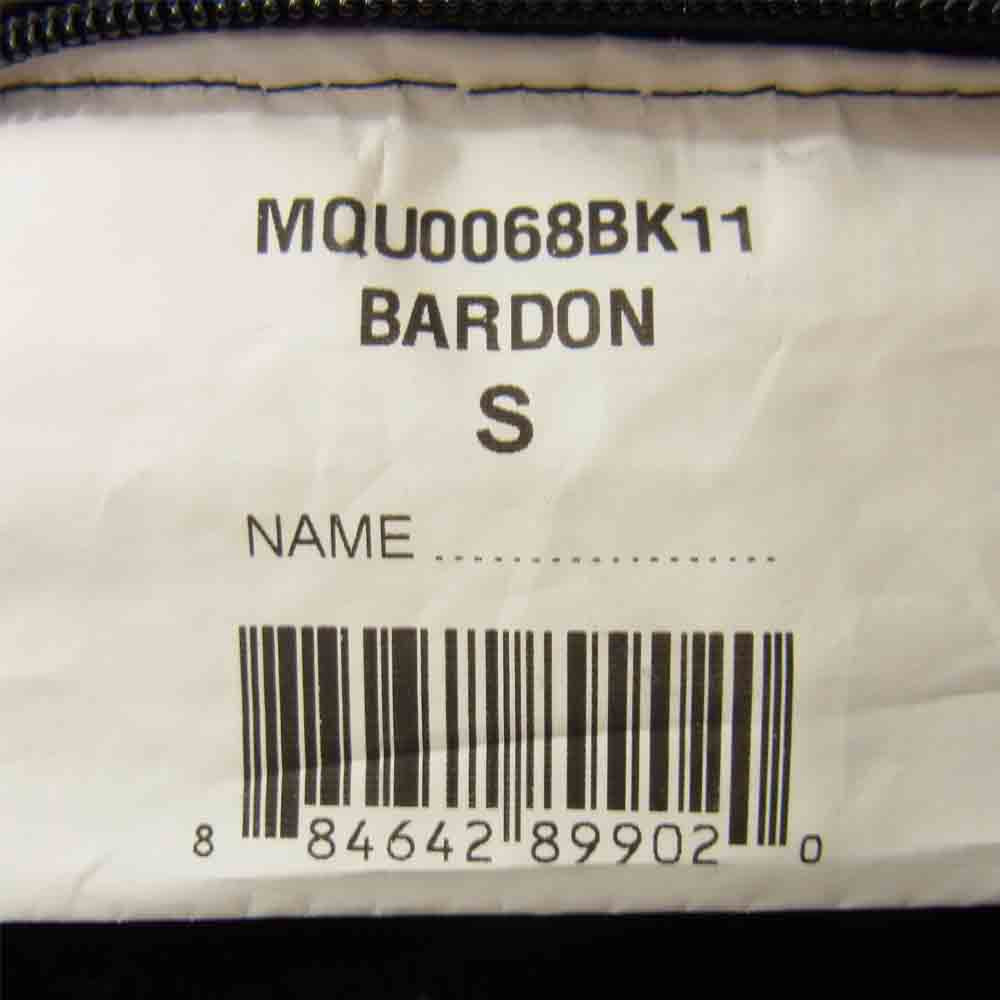 Barbour バブアー MQU0068BK11 BARDON QUILT JACKET 襟コーデュロイ キルティング ジャケット ブラック系 S【中古】