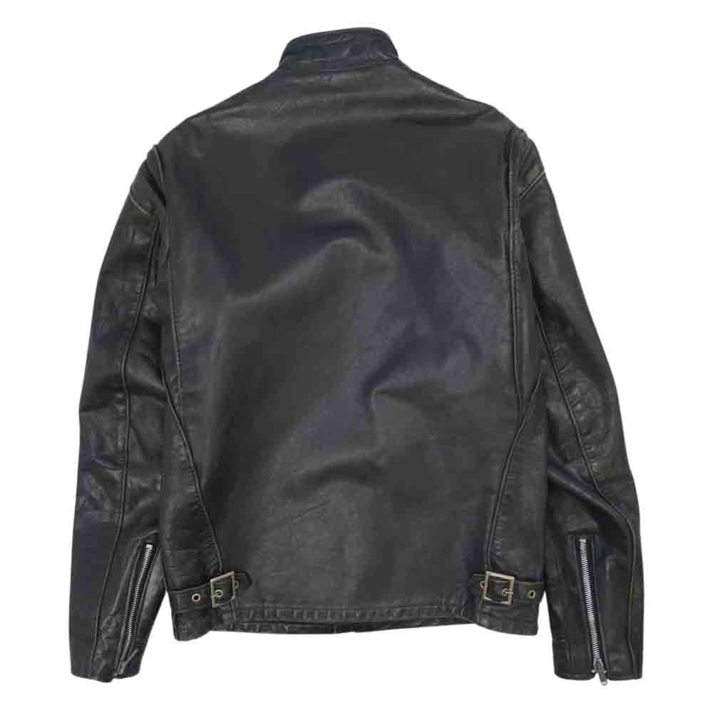 schott ショット シングルライダース  レザー ジャケット ブラック系 36【中古】