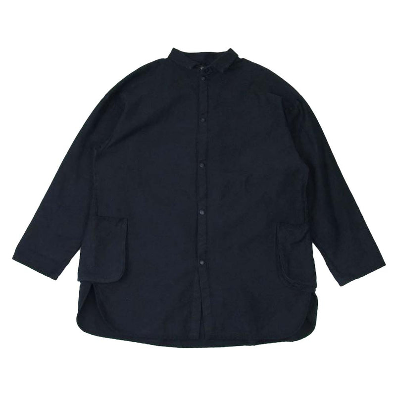 PORTER CLASSIC ポータークラシック 21AW Moleskin Shirt Jacket モールスキン シャツ ジャケット ブラック系 2【中古】