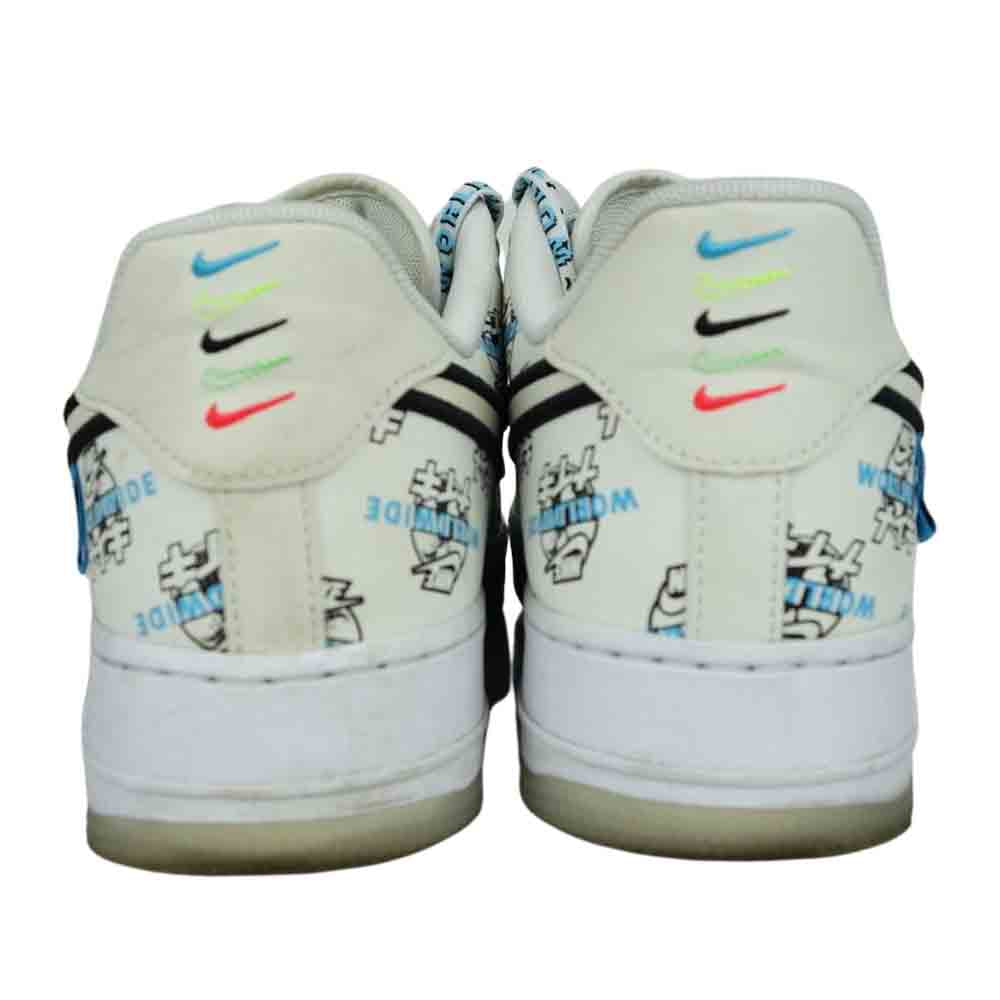 NIKE ナイキ da1343-117 AIR FORCE 1 07 LV8 World Wide エアフォース ワールドワイド スニーカー イエロー系 27.5cm【中古】