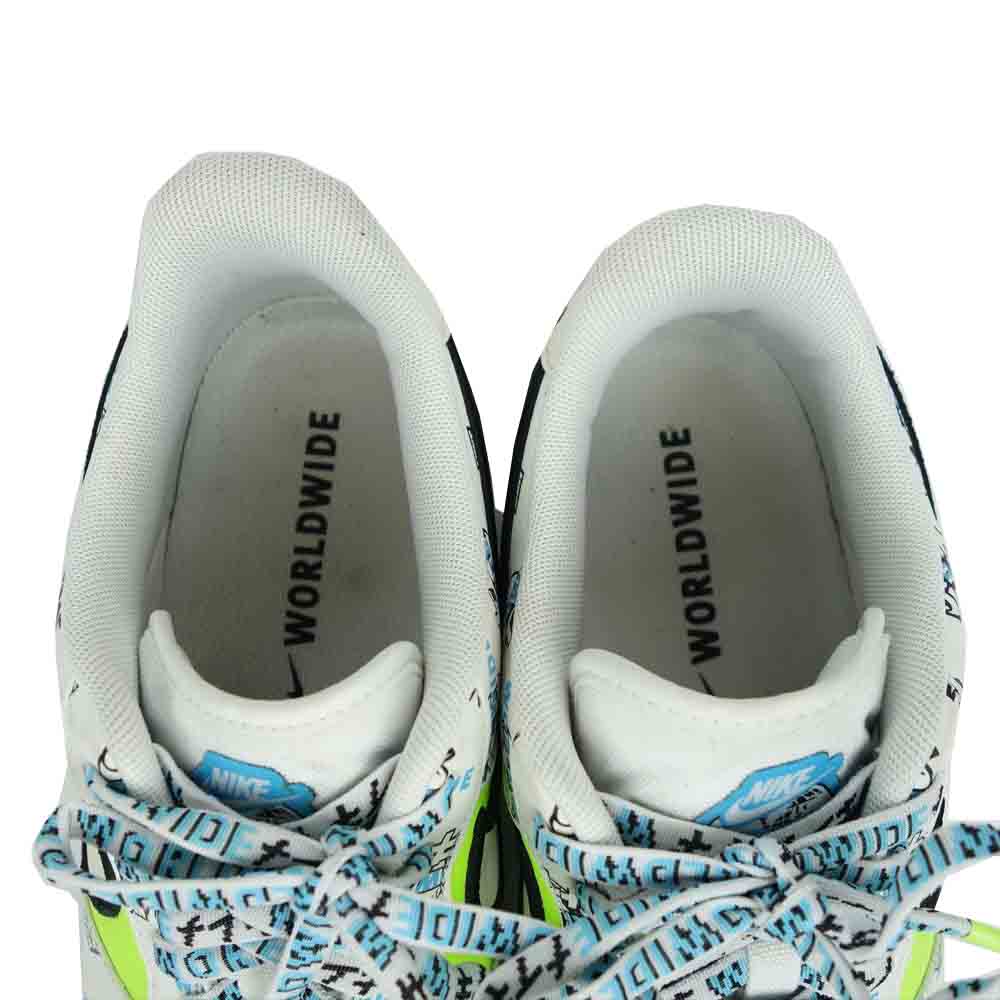 NIKE ナイキ da1343-117 AIR FORCE 1 07 LV8 World Wide エアフォース ワールドワイド スニーカー イエロー系 27.5cm【中古】