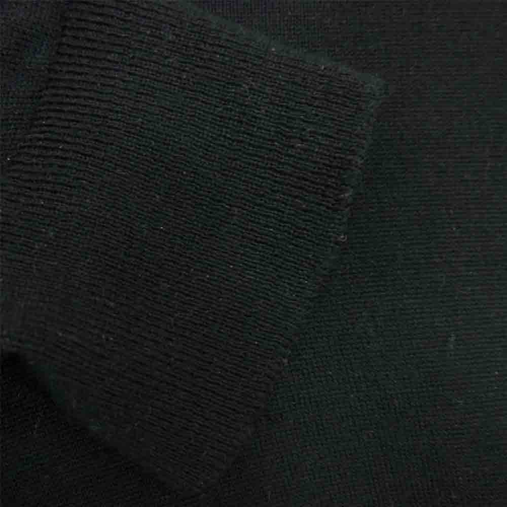JOHN SMEDLEY ジョンスメドレー エクストラファイン メリノウール Vネック ニット セーター ブラック系 M【中古】