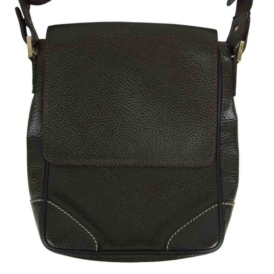 Dunhill ダンヒル レザー ショルダー バッグ ブラウン系【中古】