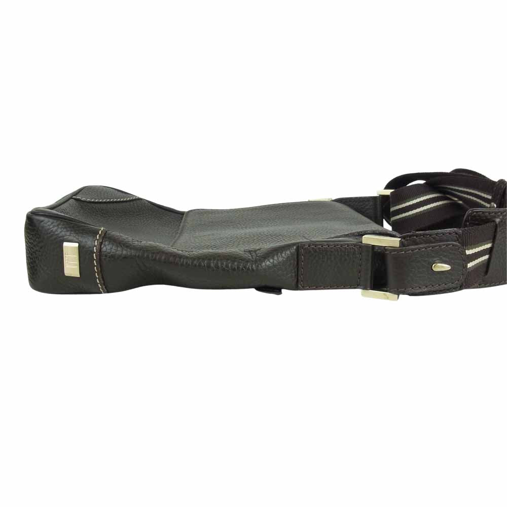 Dunhill ダンヒル レザー ショルダー バッグ ブラウン系【中古】