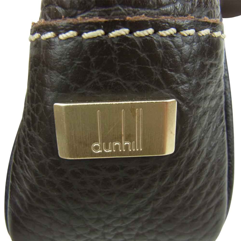 Dunhill ダンヒル レザー ショルダー バッグ ブラウン系【中古】