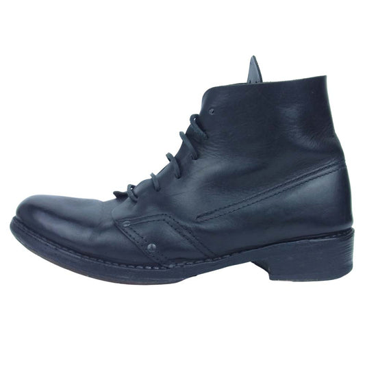 GIORGIO BRATO ジョルジオブラット 832324 レースアップ レザー ブーツ ブラック系 42【中古】