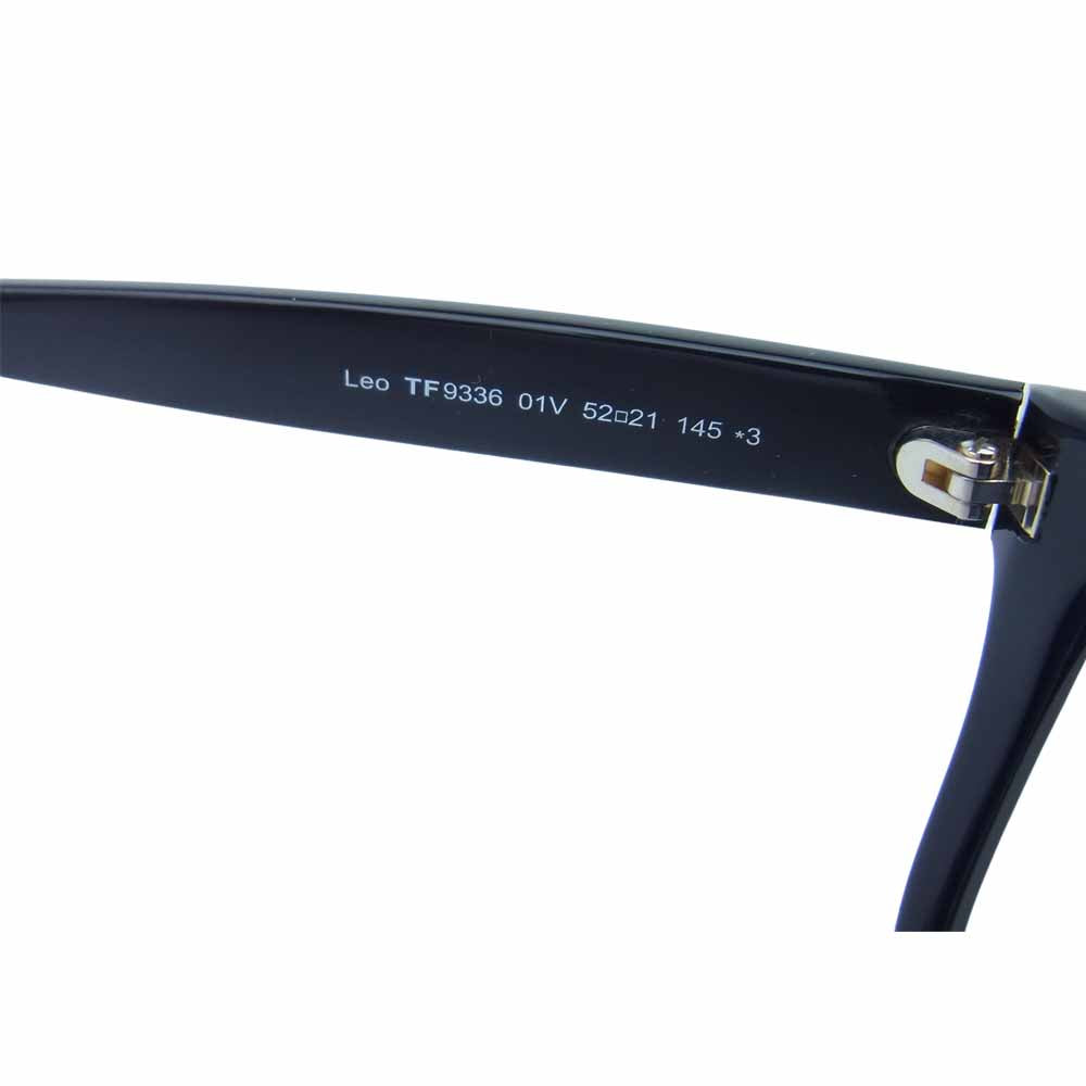 TOM FORD トムフォード TF9336 LEO 01V 52□21 145 レオ アイウェア サングラス ブラック系 52□21 145【美品】【中古】