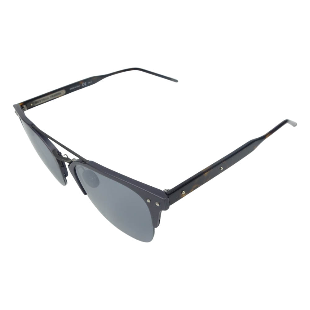 BOTTEGAVENETA ボッテガヴェネタ BV0146SA 002 54□23 150 アジアンフィット アイウェア サングラス ブラック系 ネイビー系【美品】【中古】