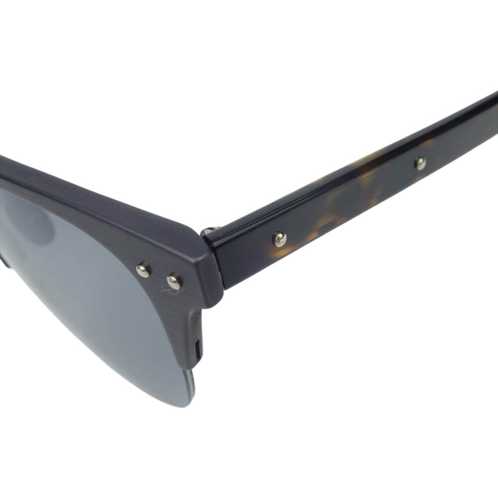 BOTTEGAVENETA ボッテガヴェネタ BV0146SA 002 54□23 150 アジアンフィット アイウェア サングラス ブラック系 ネイビー系【美品】【中古】
