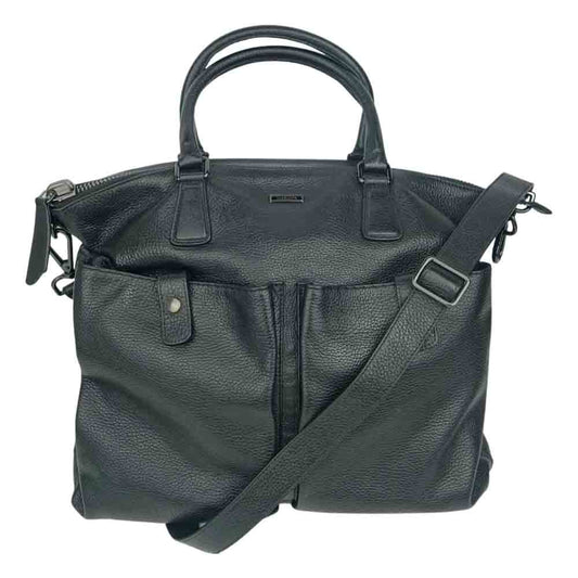 ZANELLATO ザネラート GIOBATTA 2WAY レザー ヘルメット ショルダー バッグ ブラック系【中古】