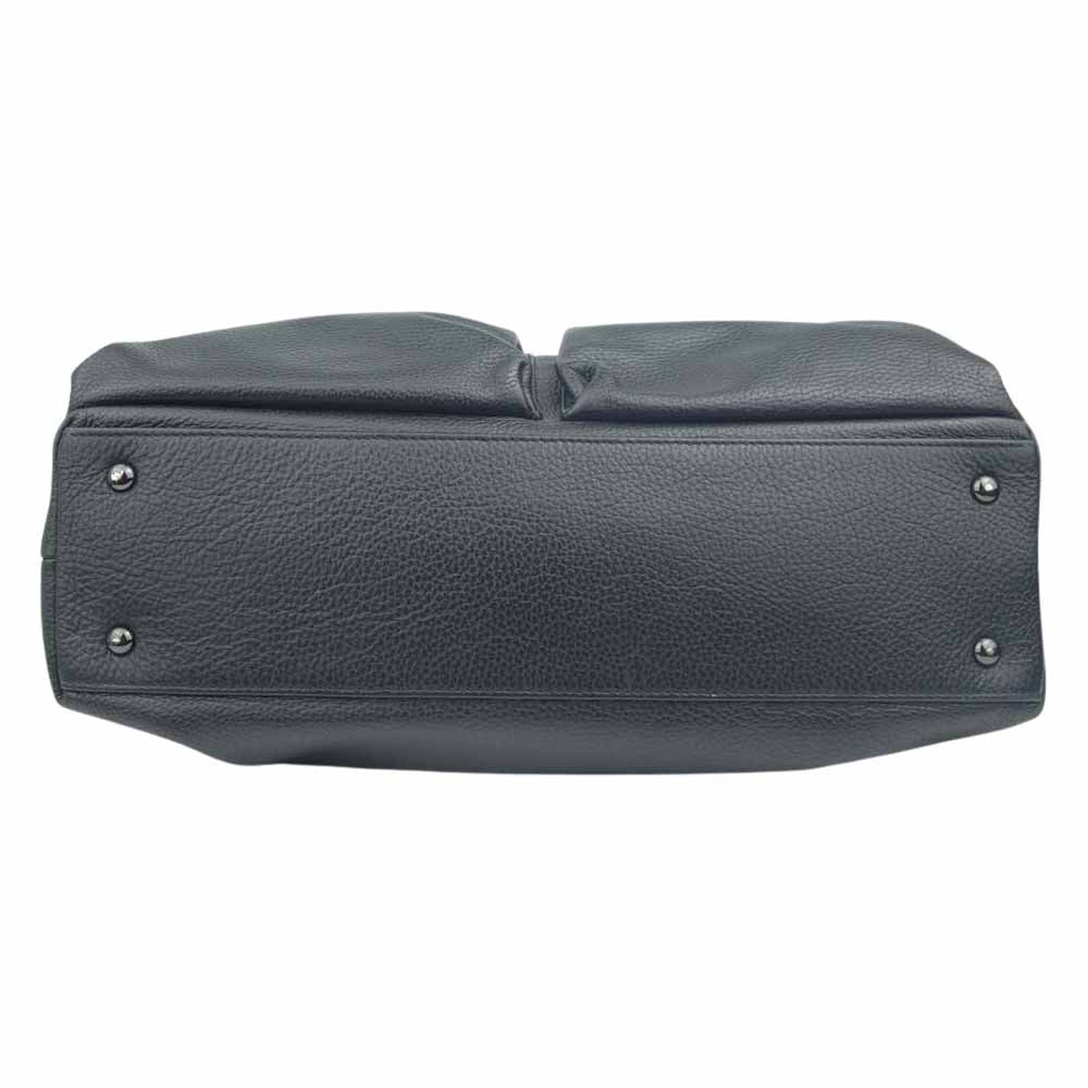 ZANELLATO ザネラート GIOBATTA 2WAY レザー ヘルメット ショルダー バッグ ブラック系【中古】